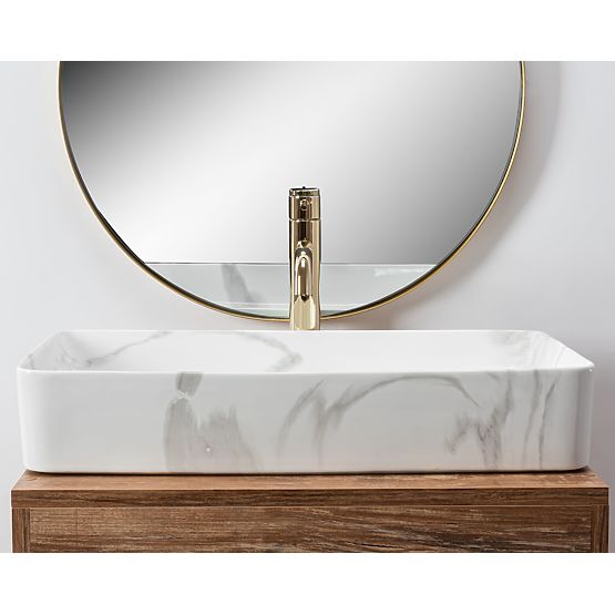 Denis Marmo Shiny Countertop Basin