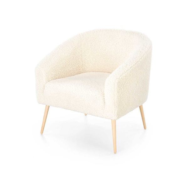 Design armchair GRIFON - cream