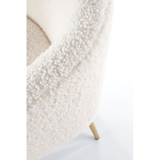 Design armchair GRIFON - cream