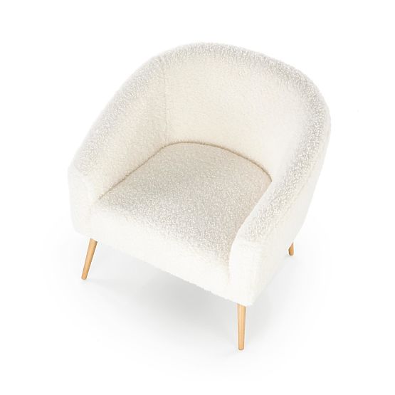 Design armchair GRIFON - cream