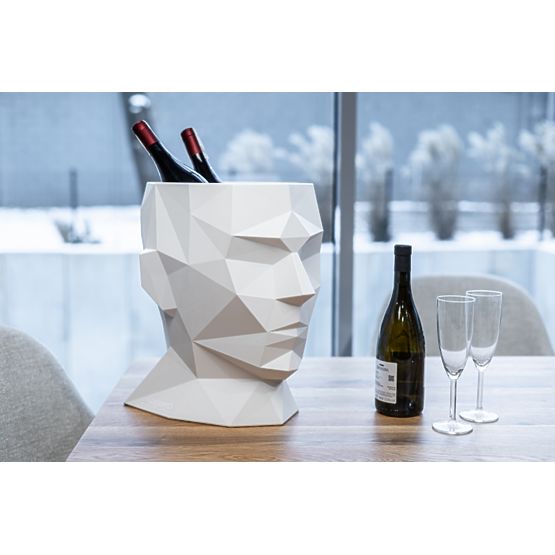 Design flower pot ADONIS White