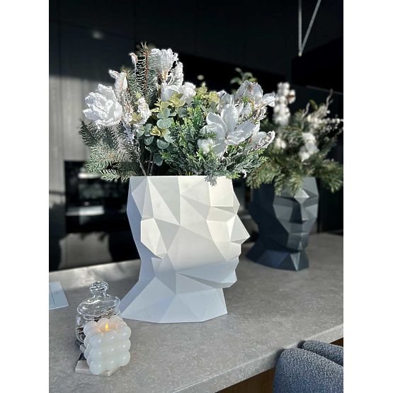 Design flower pot ADONIS White