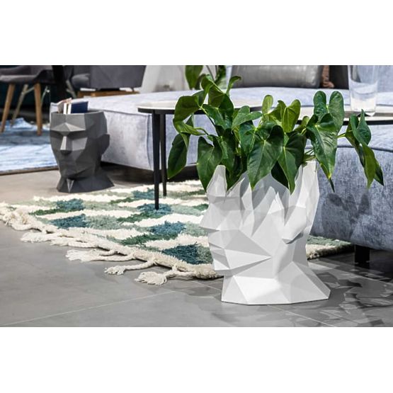 Design flower pot ADONIS White