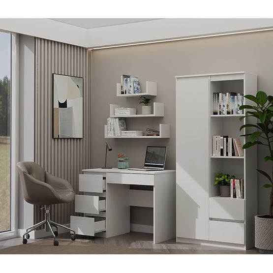 Desk Mijas LEFT WHITE