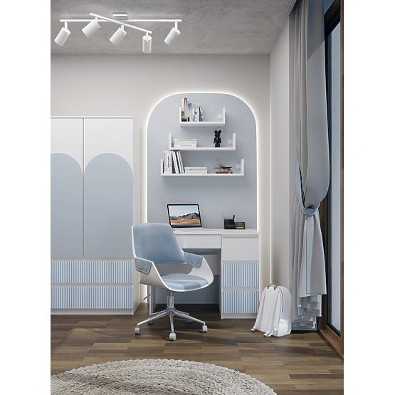 Desk Mijas RIGHT ARTESO BLUE