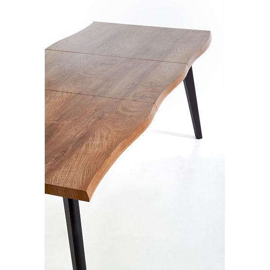 DICKSON Extendable Table 120-180/80 cm, Top - Natural, Legs - Black (2p=1pc)