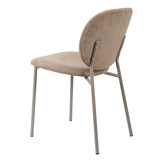 Dining Chair Alexa, Light Brown/Beige Legs