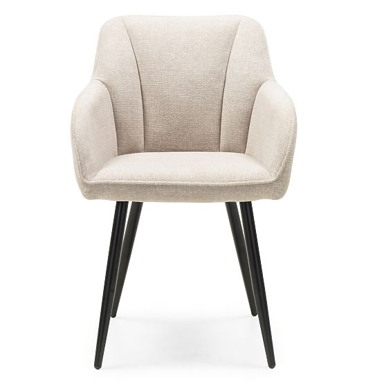Dining Chair Berisso, Cappuccino/Black Legs