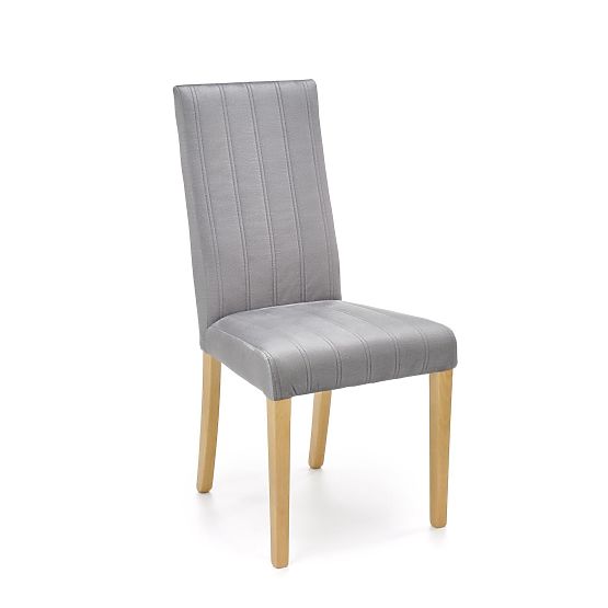 Dining Chair DIEGO 3 - Light Grey/Natural