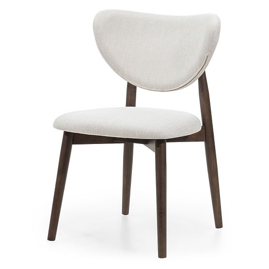 Dining Chair Domenico Beige/Walnut