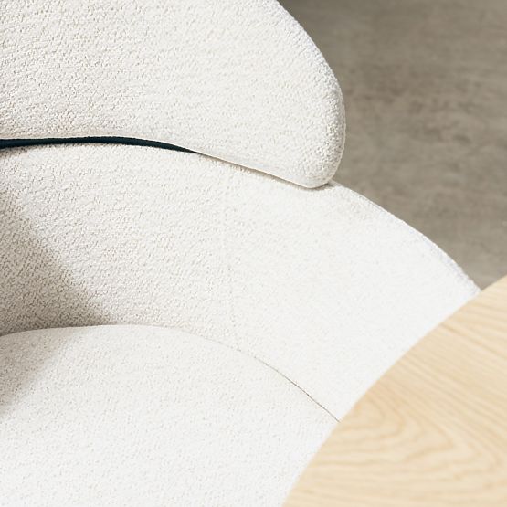 Dining Chair Granda, Ecru/Black Legs