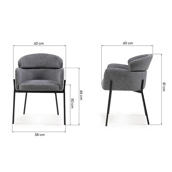 Dining Chair Granda Gray