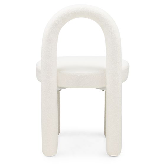 Dining Chair Ivo, Ecru, Boucle