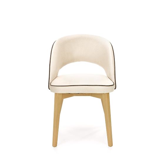 Dining Chair MARINO - Honey Oak/Cream