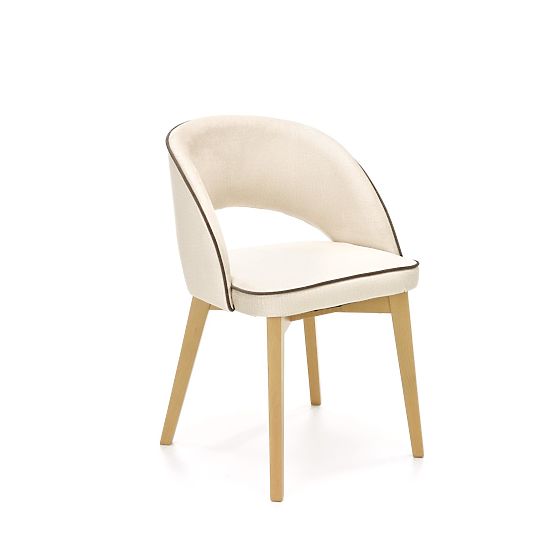 Dining Chair MARINO - Honey Oak/Cream