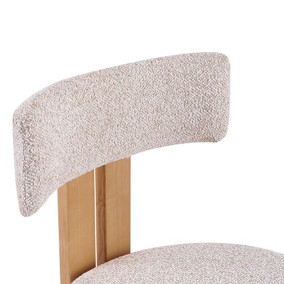 Dining Chair Matteo, Beige-Cream/Natural