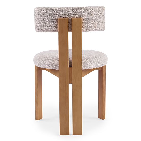 Dining Chair Matteo, Beige-Cream/Natural