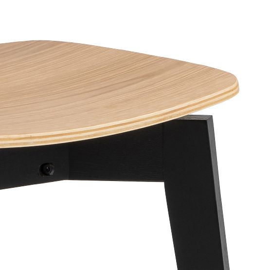 Dining Chair Roxby Black/Oak