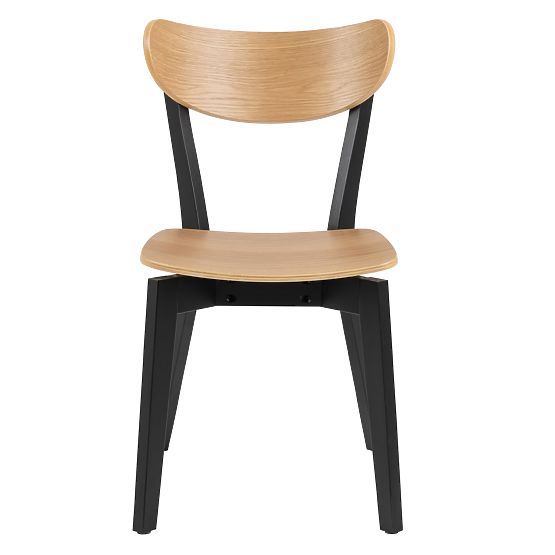 Dining Chair Roxby Black/Oak