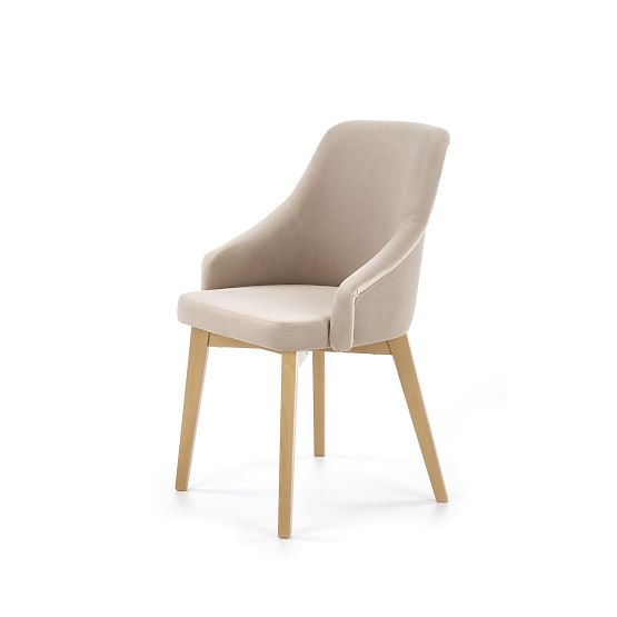Dining Chair TOLEDO 2 - Honey Oak/Beige