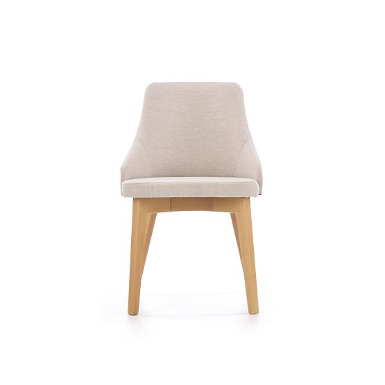 Dining Chair TOLEDO - Honey Oak/Cream