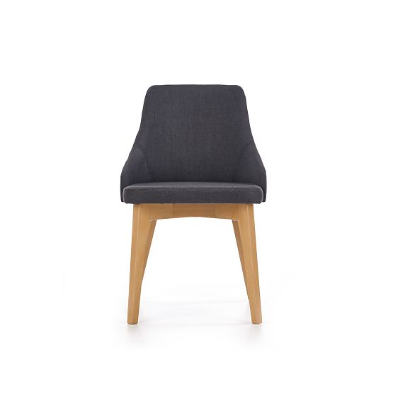 Dining Chair TOLEDO - Honey Oak/Dark Gray