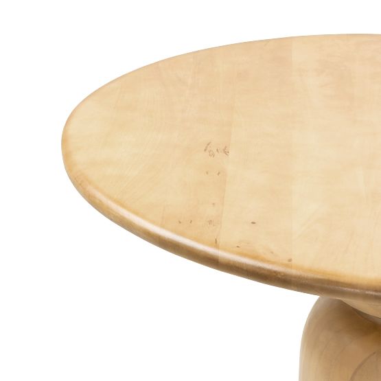 Dining Table Calvari 140 cm, Oval, Mango Wood, Rounded Shapes