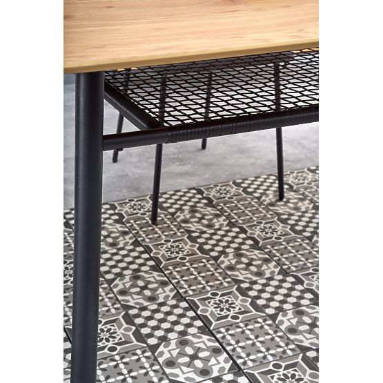 Dining Table JACKSON - Golden Oak/Black