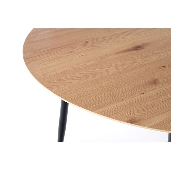 Dining Table JACKSON - Golden Oak/Black