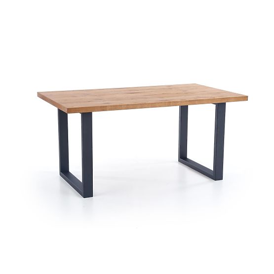 Dining Table PEREZ - Light Oak/Black