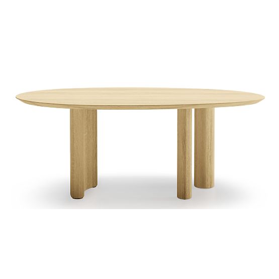 Dining Table Segretto 200 cm, Oval, Natural Oak