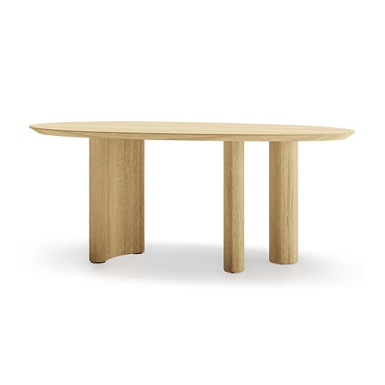 Dining Table Segretto 200 cm, Oval, Natural Oak