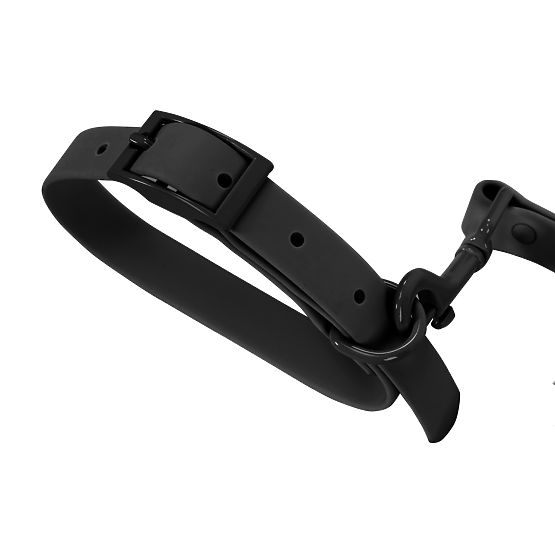 Dog Leash and Collar PJ-067 Black S