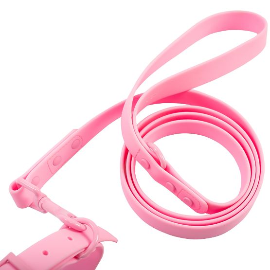 Dog Leash and Collar PJ-076 Pink L