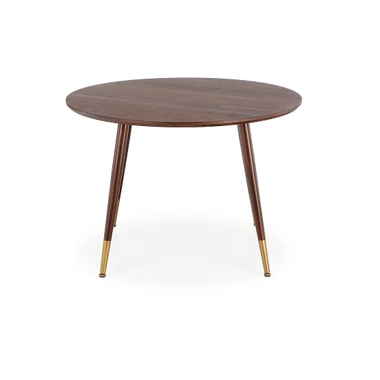 DOMENICO Table Top - Walnut, Legs - Walnut / Gold (2p=1pc)