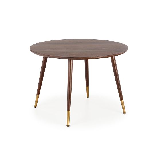 DOMENICO Table Top - Walnut, Legs - Walnut / Gold (2p=1pc)