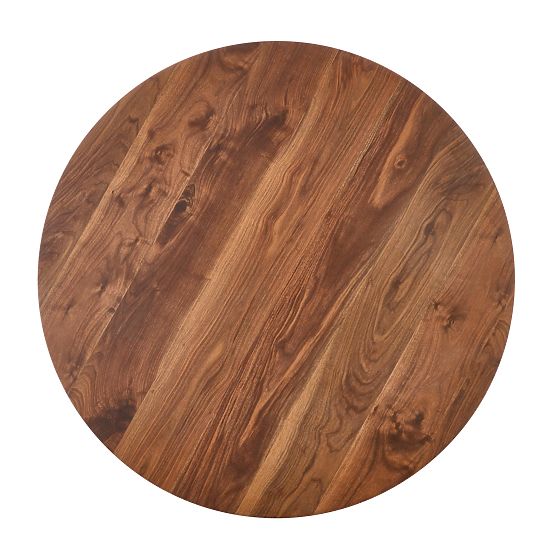 DOMENICO Table Top - Walnut, Legs - Walnut / Gold (2p=1pc)