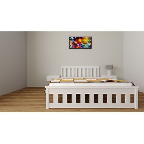 Double bed Ada 200 x 160 cm - white