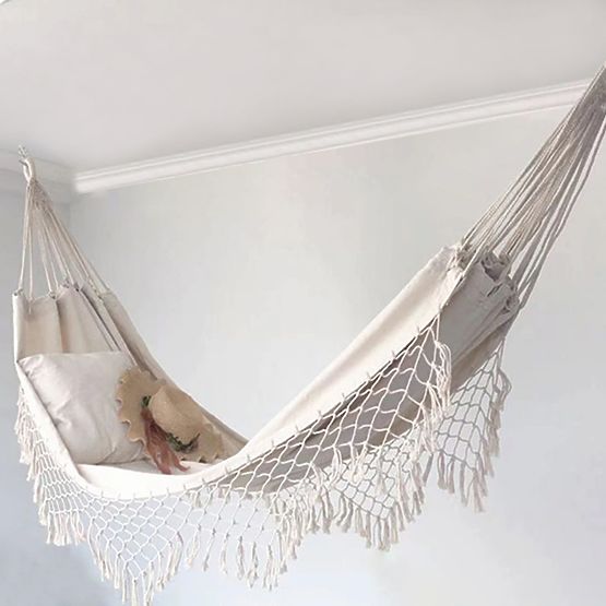 Double Person Braided Rope Hammock 400256