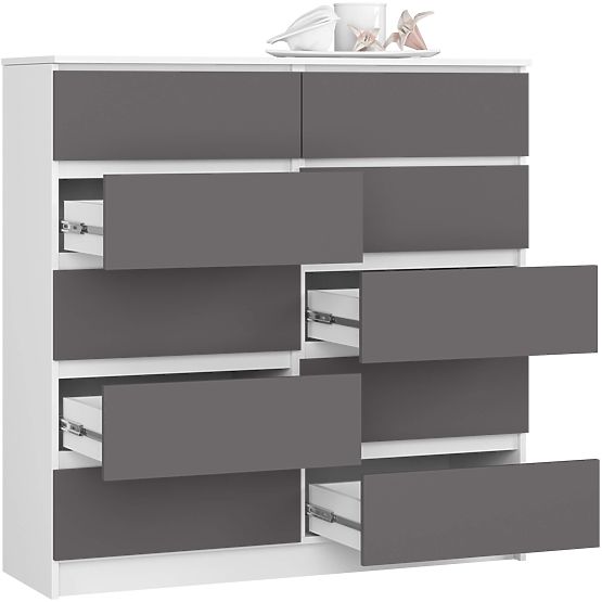 DRESSER K120 10SZ CLP PK WHITE / GRAY