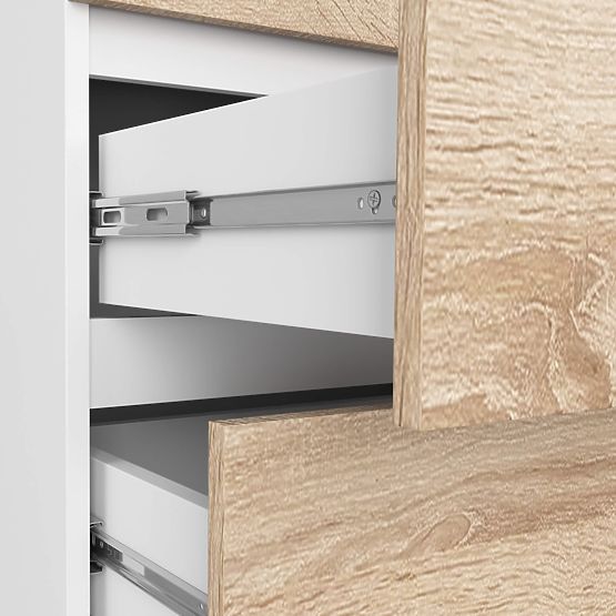 DRESSER K60 6 DRAWERS CLP PK WHITE / SONOMA