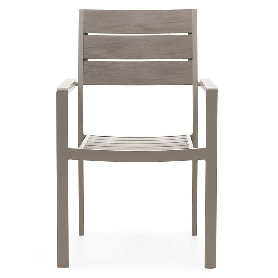Drillo Garden Chair Aluminum, Beige-Grey, Polywood