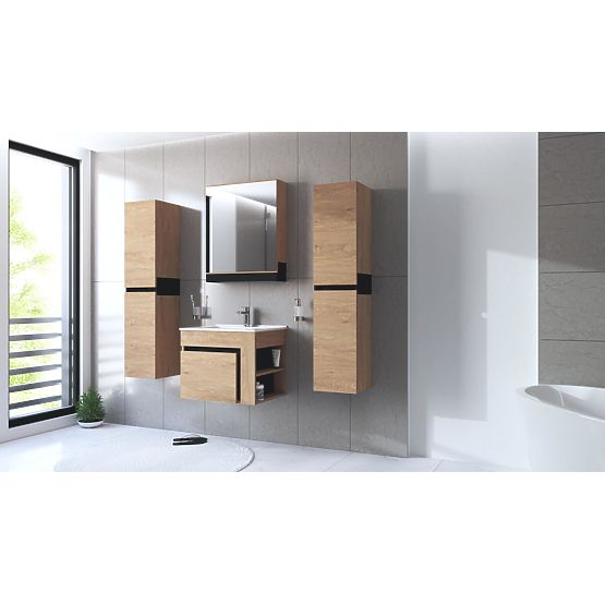 DUESA Mirror Cabinet 60/1D Golden Oak (1p=1pc)