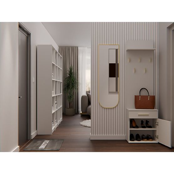 DUO Coat Rack in Cashmere