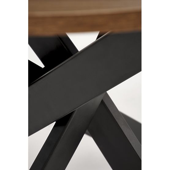 EDGAR Table, Top - Walnut, Legs - Black (2p=1pc)