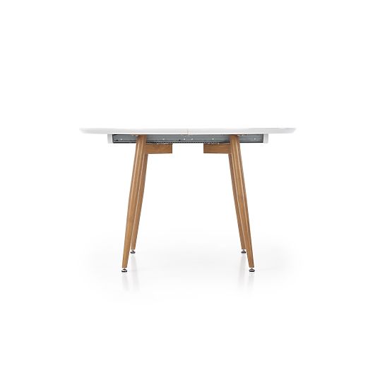 EDWARD Extendable Table Honey Oak / White; Legs: Honey Oak (2p=1pc)