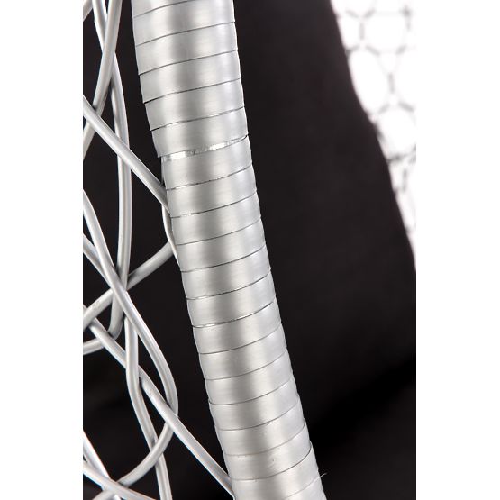 EGGY garden chair grey / black (3pcs=1pc)