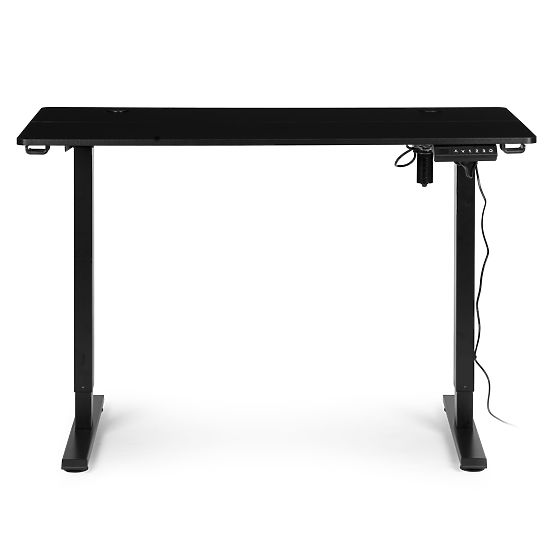 Electric Adjustable Desk 120x60 cm Height Adjustable 72-117 cm Black ModernHome