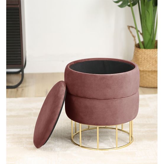 ELZA POWDER PINK POUF