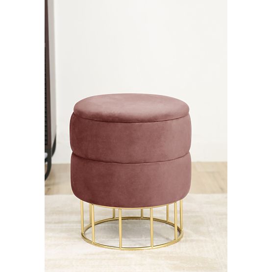 ELZA POWDER PINK POUF